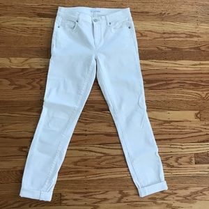 White loft jeans modern skinny